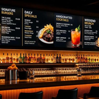 gpt image 2 a high end interior shot of a trendy restaurant and bar. behind the counter beau 0